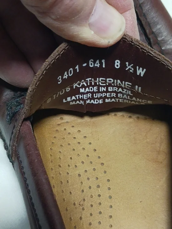 Bass Weejuns Women's Katherine ll Brown Leather Penny Loafers - Picture 7 of 9